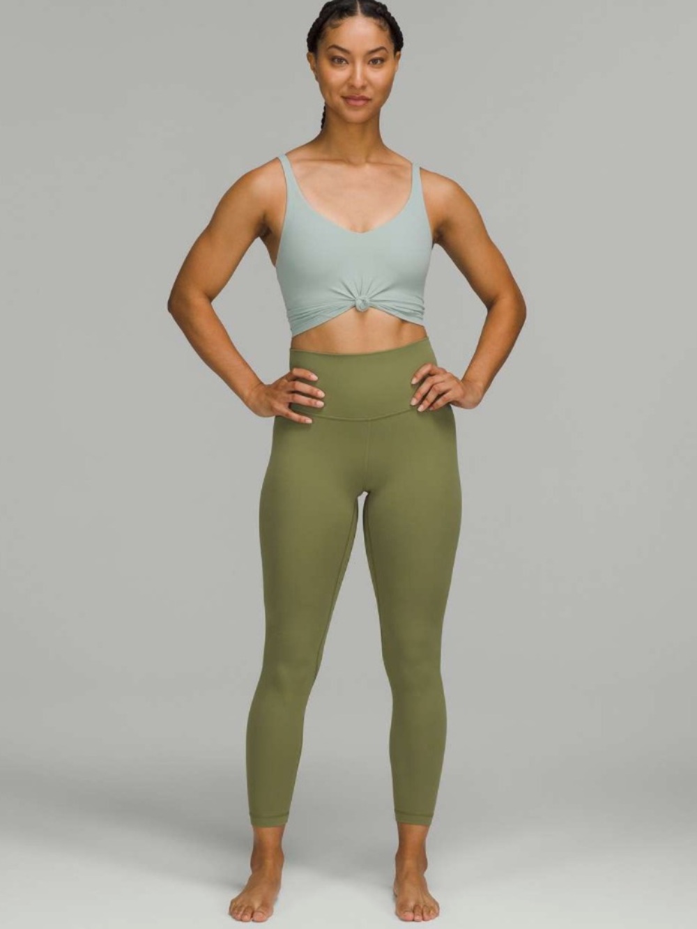 🆕 Lululemon Align High-Rise Pant 25" in 
Bronze Green